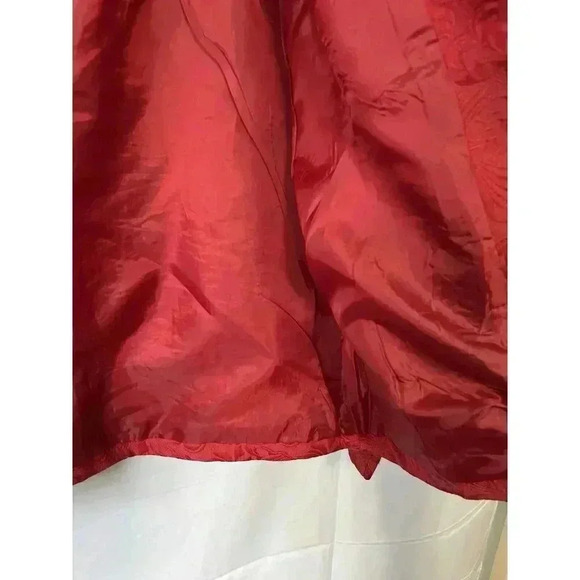 Red Brocade Style Jacket by Kaktus Women’s L - Picture 12 of 16